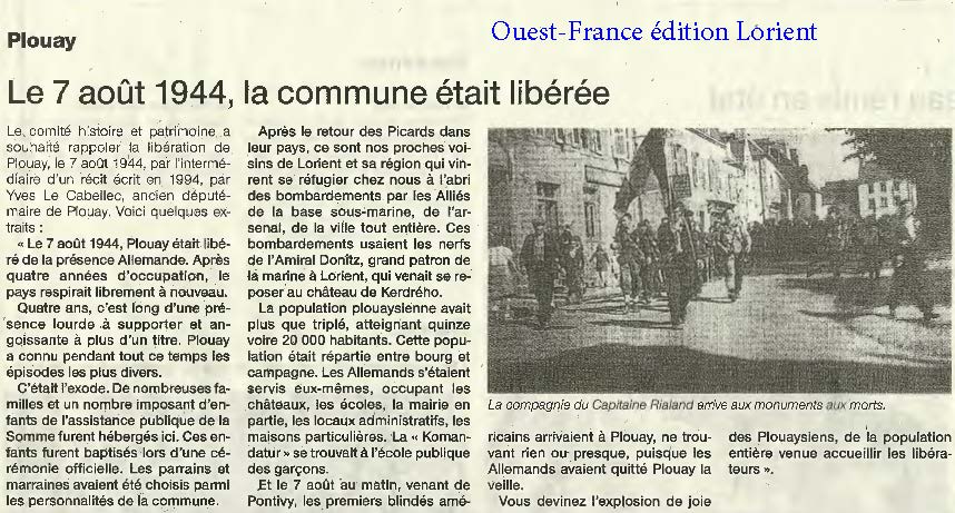 LIBERATION PLOUAY