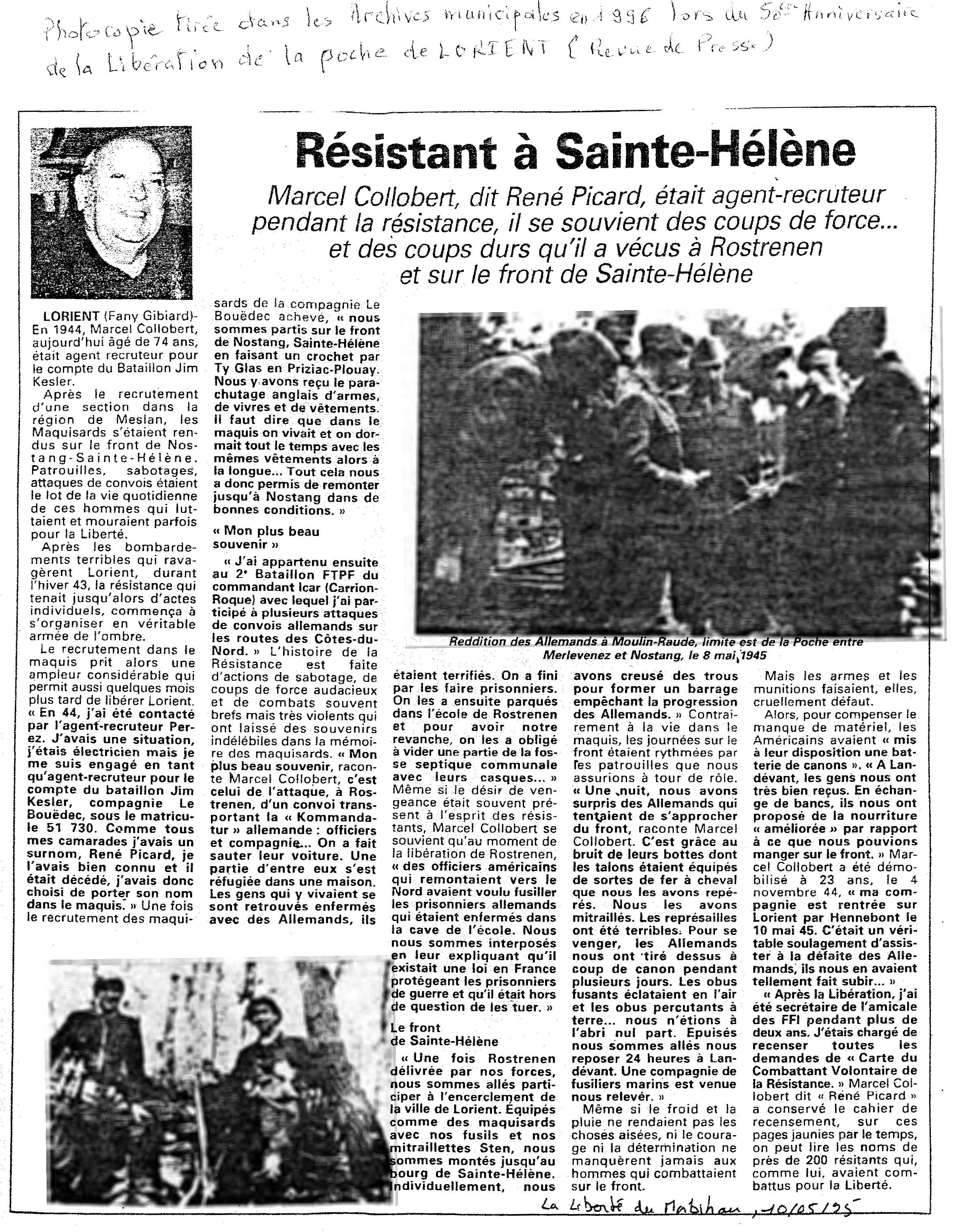 RESISTANT A SAINT-HELENE