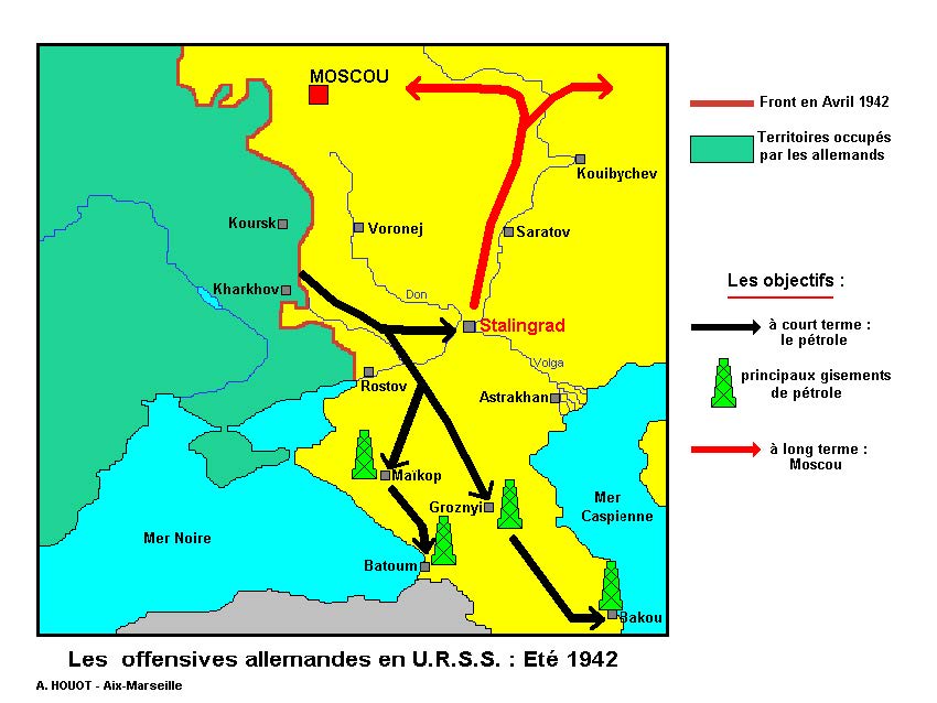 L'offensive allemande en 42