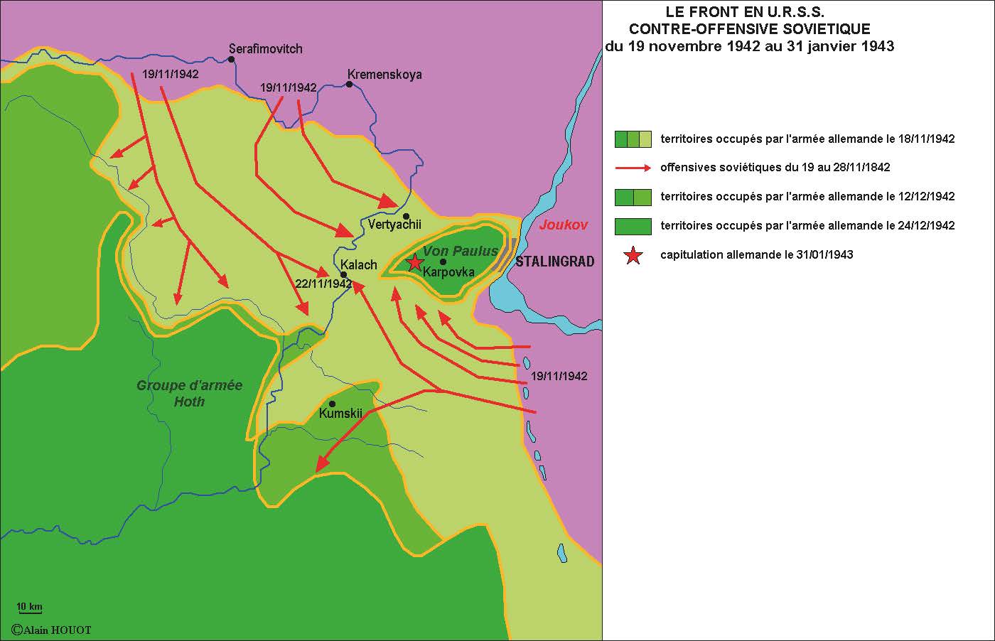 18 novembre 1942 au 31 janvier 1943