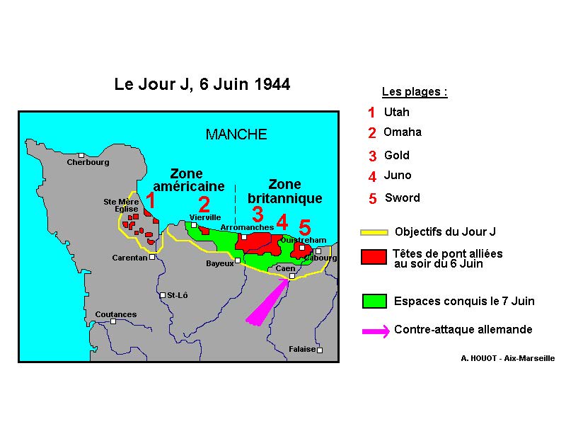 Le débarquement en Normandie