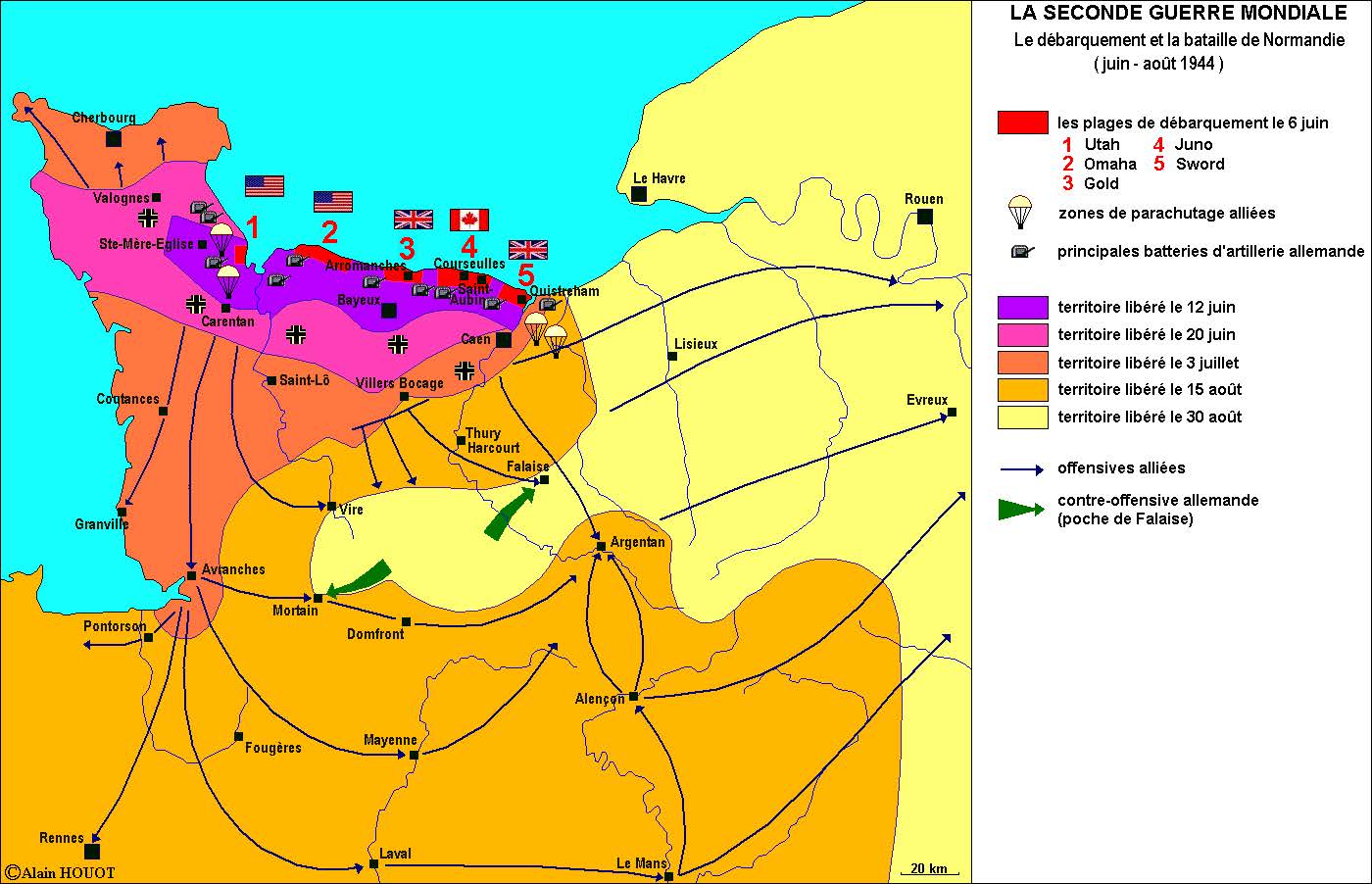 Juin 1944 le débarquement