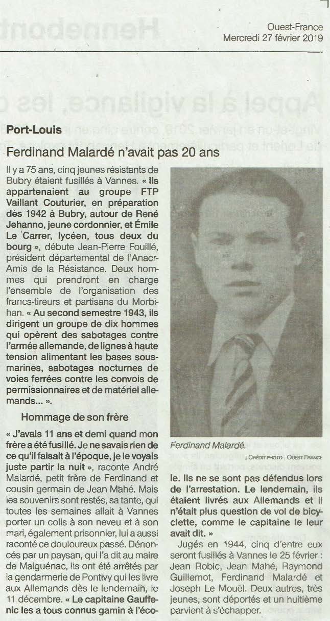 FERDINAND MALARDE